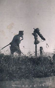 Photo:Batto Training with Gas Mask